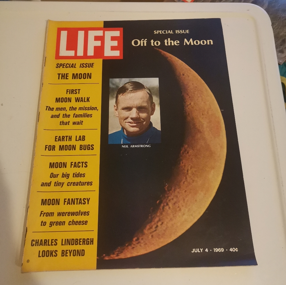 Life Magazine 1969 July 4 Special Issue Off to the Moon